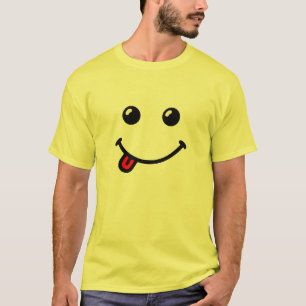 Hipster Smile mock gezicht grappige overhemden T s T-shirt