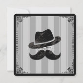 Hipster snor Pet bril ELKE verjaardagsfeestje Kaart (Achterkant)