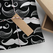 Hipster Snorhaar Patroon Tissuepapier