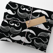 Hipster Snorhaar Patroon Tissuepapier