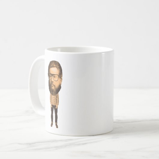 Hipster Spurgeon Koffiemok (Voorkant links)