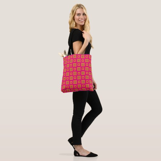 Hipster Squared Tote Bag (Op model)
