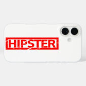 Hipster Stamp Case-Mate iPhone Case (Achterkant (horizontaal))
