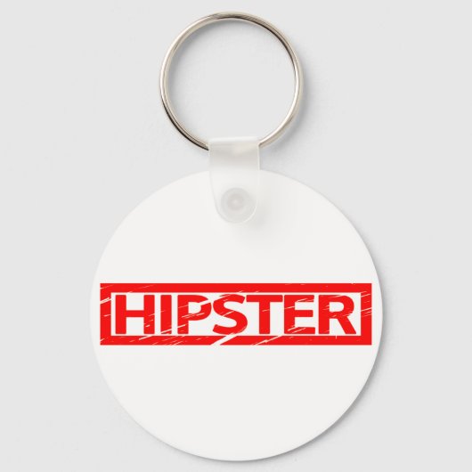 Hipster Stamp Sleutelhanger (Voorkant)