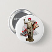 Hipster Statue Button (Voorkant /achterkant)