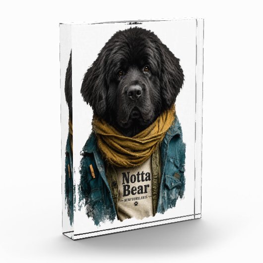 Hipster Stedelijke Newf – Notta Bear Stijl Fotoblokken (Links)