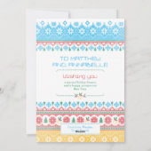 Hipster Stitch Feestdagenkaart (Achterkant)