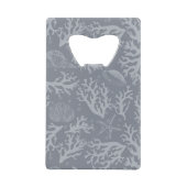Hipster Style Coral Reef Creditkaart Flessenopener (Voorkant)