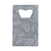 Hipster Style Coral Reef Creditkaart Flessenopener (Achterkant)
