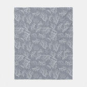 Hipster Style Coral Reef Fleece Deken (Voorkant)