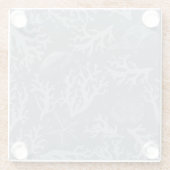Hipster Style Coral Reef Glazen Onderzetter (Achterkant)