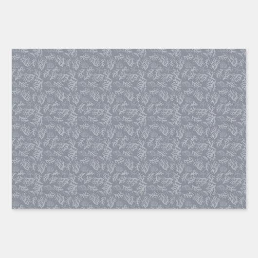 Hipster Style Coral Reef Inpakpapier Vel (Voorkant 2)