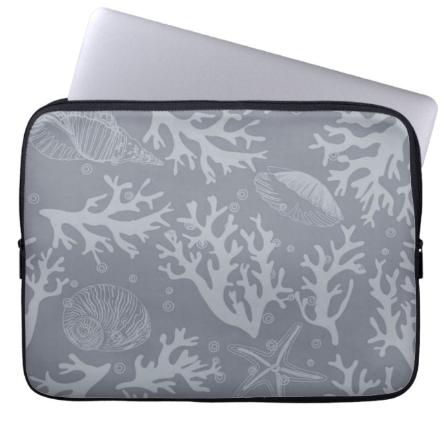 Hipster Style Coral Reef Laptop Sleeve (Voorkant)