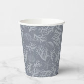 Hipster Style Coral Reef Papieren Bekers (Links)