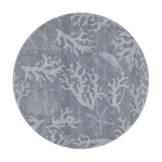 Hipster Style Coral Reef Snijplank (Voorkant)