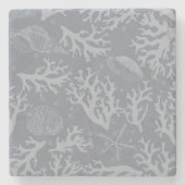 Hipster Style Coral Reef Stenen Onderzetter (Voorkant)