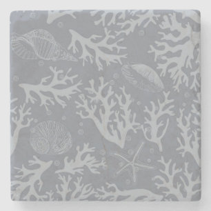 Hipster Style Coral Reef Stenen Onderzetter