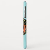 Hipster T-Rex aangepaste naam en draagtassen voor  Case-Mate iPhone Case (Achterkant/links)