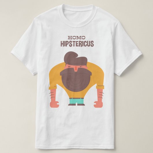 Hipster T-shirt (Design voorkant)