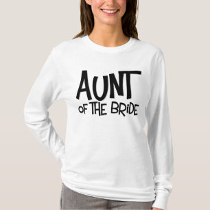 Hipster tante van de Bride T-shirt