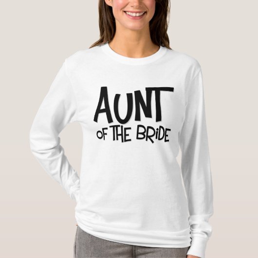 Hipster tante van de Bride T-shirt (Voorkant)