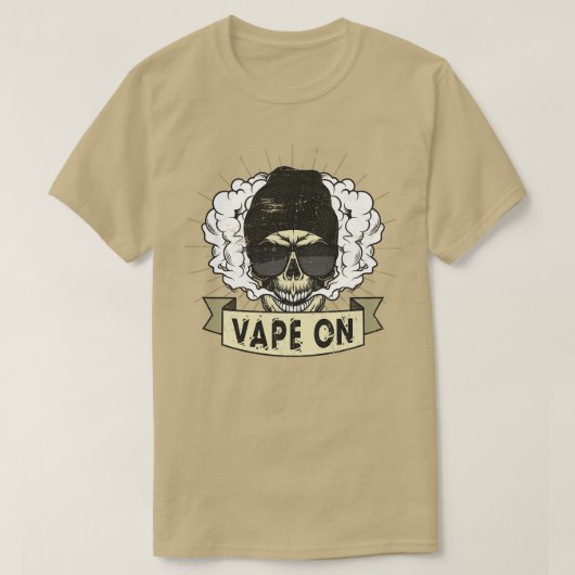 Hipster-tape voor clouds chaserverdampen bij plakk t-shirt (Design voorkant)