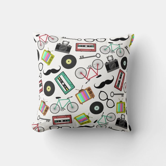 Hipster Thed Pillow Kussen (Voorkant)