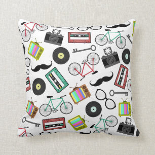 Hipster Thed Pillow Kussen