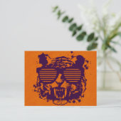 Hipster Tiger Briefkaart (Staand voorkant)