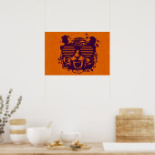 Hipster Tiger Poster (Keuken)