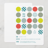 Hipster Twister Verjaardagsuitnodiging Kaart (Voorkant / Achterkant)