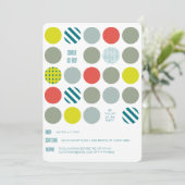 Hipster Twister Verjaardagsuitnodiging Kaart (Staand voorkant)