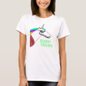 Hipster Unicorn Shirt (Voorkant)