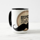 Hipster vader Mokken: De ultieme snor Collectie Mok (Voorkant links)