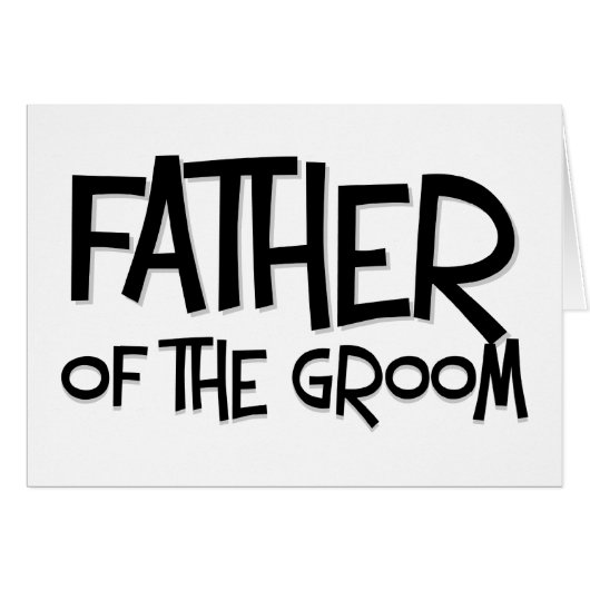 Hipster Vader van de Groom (Voorkant Horizontaal)