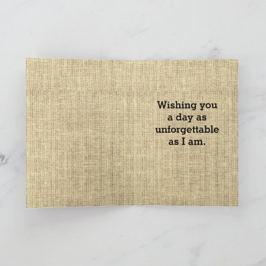 HipSter Verjaardag Kaart (Binnen)