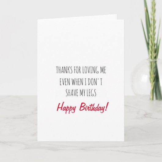 Hipster Verjaardag Kaart Baard baardvriend (Voorkant)