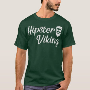 Hipster Viking Funny Beard T-shirt
