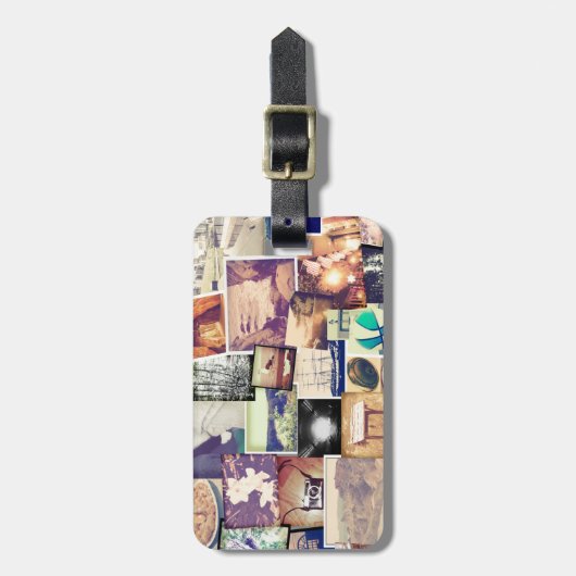 Hipster voor wolfotofilter bagagelabel (Voorkant verticaal)