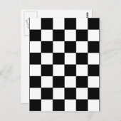 Hipster voor zwarte en witte toetsenbord briefkaart (Voorkant / Achterkant)