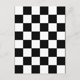 Hipster voor zwarte en witte toetsenbord briefkaart