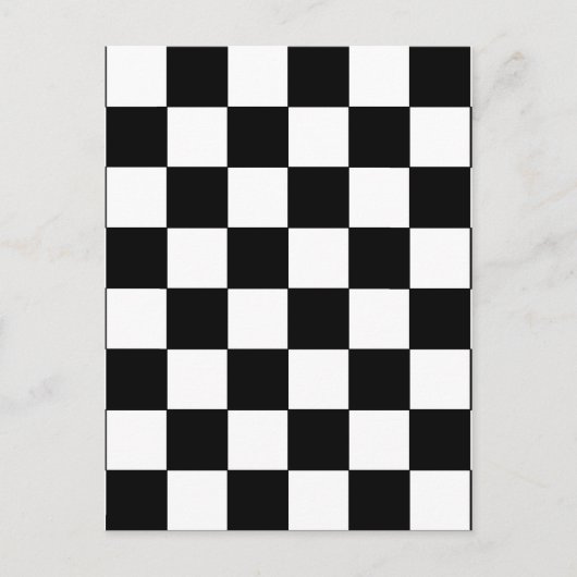 Hipster voor zwarte en witte toetsenbord briefkaart (Voorkant)