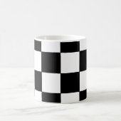 Hipster voor zwarte en witte toetsenbord koffiemok (Center)