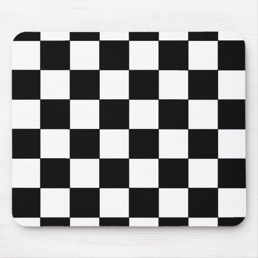 Hipster voor zwarte en witte toetsenbord muismat (Voorkant)