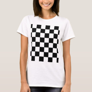 Hipster voor zwarte en witte toetsenbord t-shirt