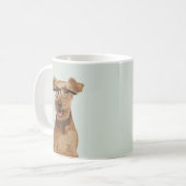 Hipster Welsh Terrier Mok voor Hondenliefhebbers (Voorkant links)