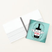 Hipster wijndruiven tijdschrift food pairing notit notitieboek (Binnen)