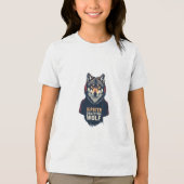Hipster Wolf Collectie T-shirt (Voorkant)
