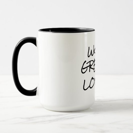 Hipster world's greatest lover cute funny coffee mok (Links)