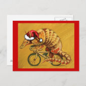 Hipster X-mas Armadillo Feestdagenkaart (Voorkant / Achterkant)